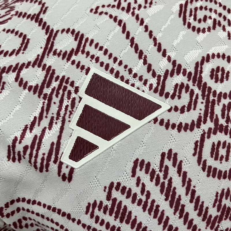 Camisa II México | 22/23 Modelo Jogador Adidas - Branca e Vermelha