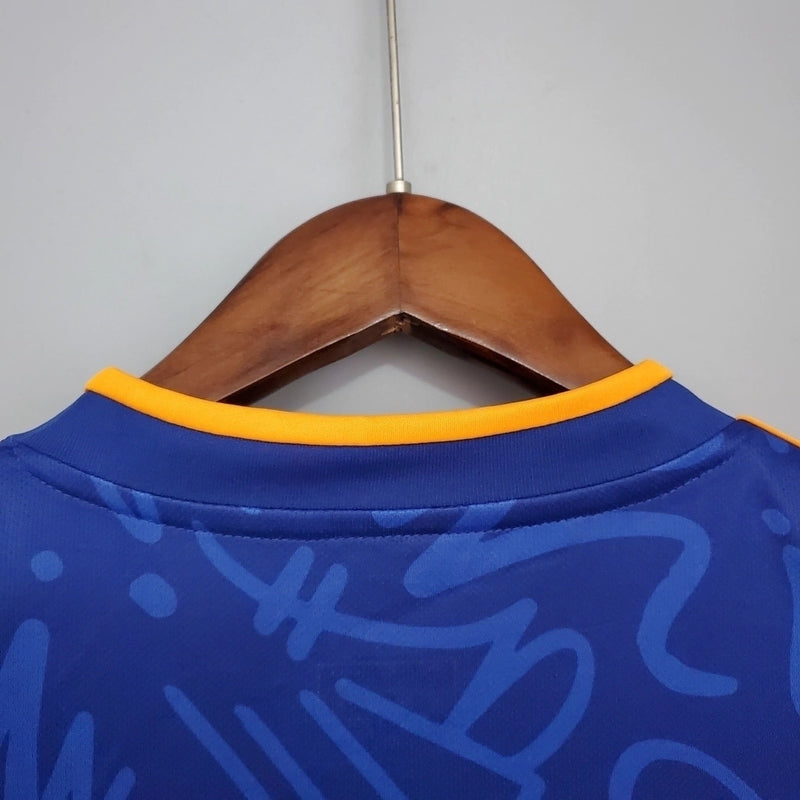 Camisa II Real Madrid | 21/22 Torcedor Adidas - Azul