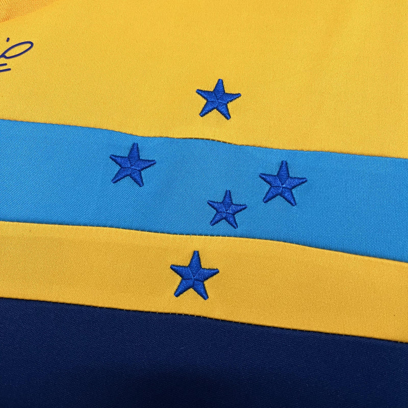 Camisa de Goleiro Cruzeiro Retrô | 14/15 Torcedor Olympikus - Amarela