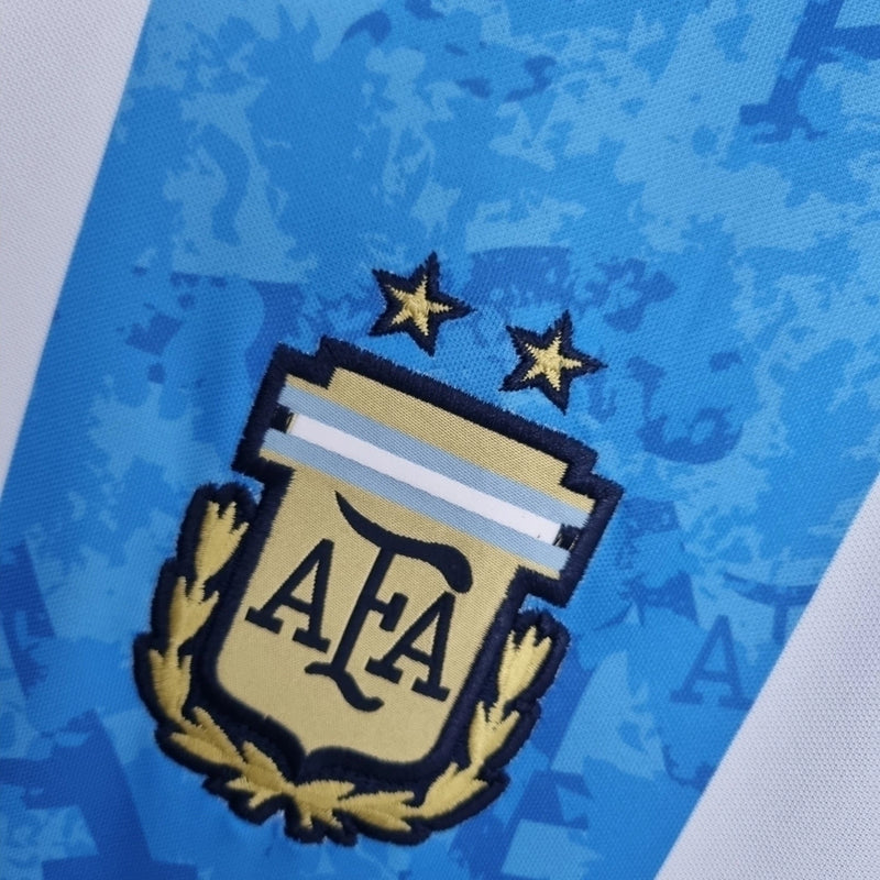 Camisa Comemorativa Argentina | 22/23 Torcedor Adidas - Azul e Branca