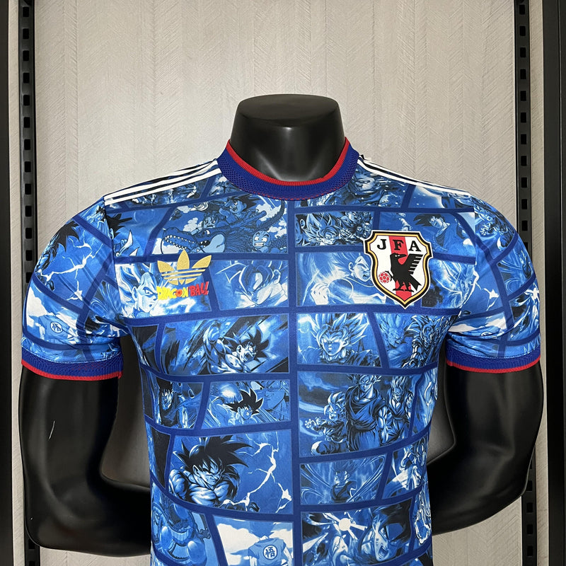 Camisa Edição Dragon Ball Japão | 24/25 Modelo Jogador Adidas - Azul