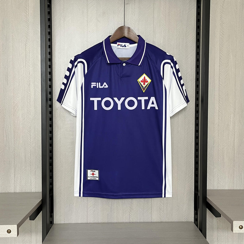 Camisa I Fiorentina Retrô | 99/00 Torcedor Fila - Roxa