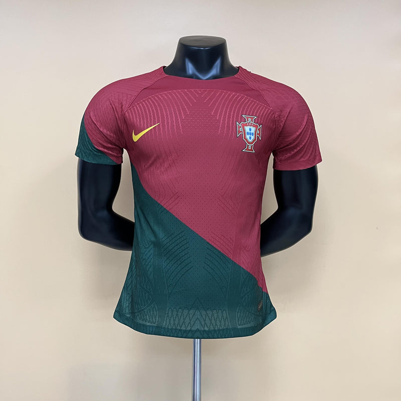 Camisa I Portugal | 2022 Modelo Jogador Nike - Vermelha e Verde