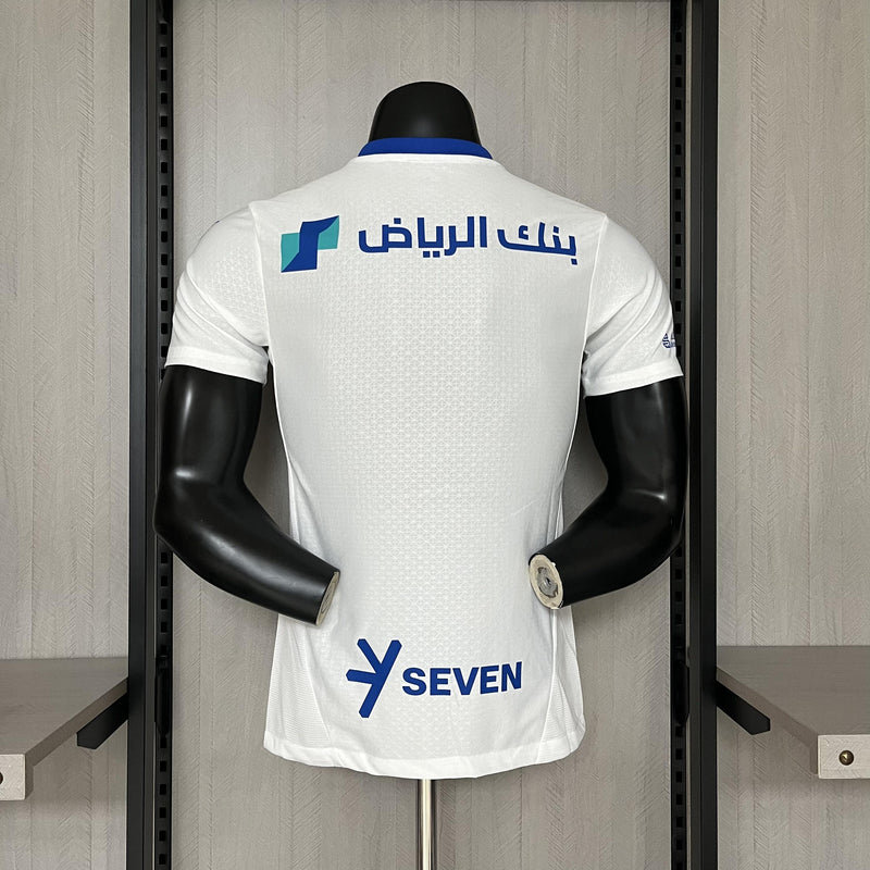 Camisa II Al-Hilal | 24/25 Modelo Jogador  - Branca e Azul