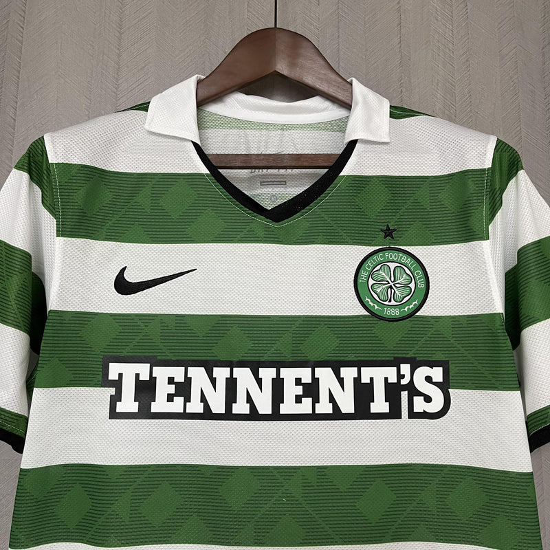 Camisa I Celtic Retrô | 10/12 Torcedor Nike - Branca e Verde