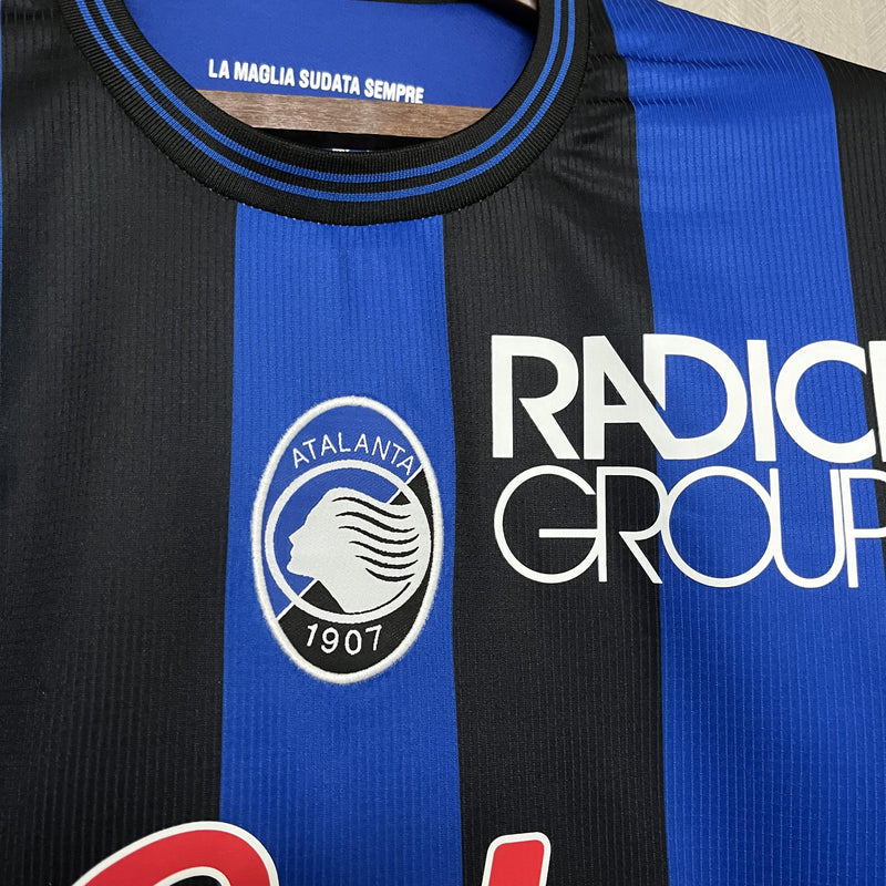 Camisa I Atalanta | 24/25 Torcedor Joma - Azul e Preta