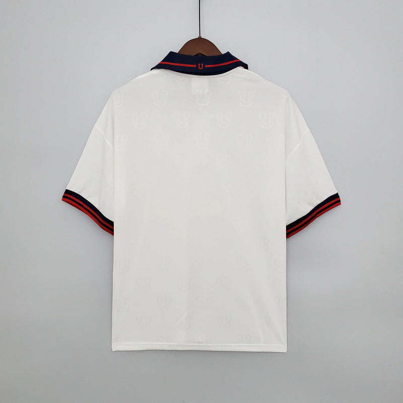 Camisa II Universidad de Chile Retrô | 1998 Torcedor Reebok - Branca