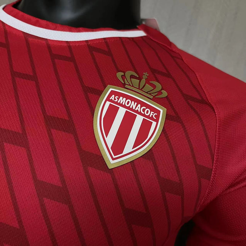 Camisa I Monaco | 23/24 Modelo Jogador Kappa - Vermelha e Branca